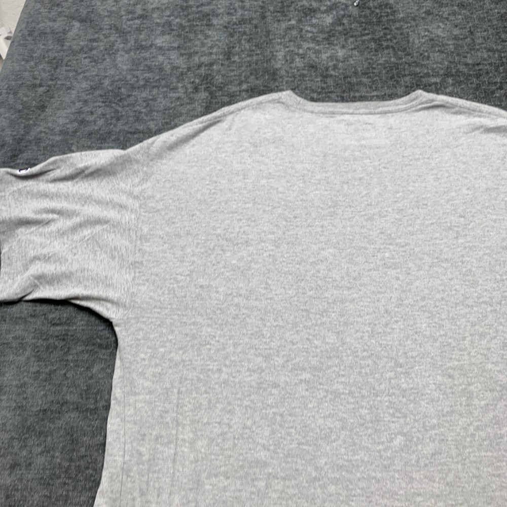 Vintage Champion T Shirt Mens 2XL Gray Short Sleeve Logo Classic Streetwear - Picture 16 of 16